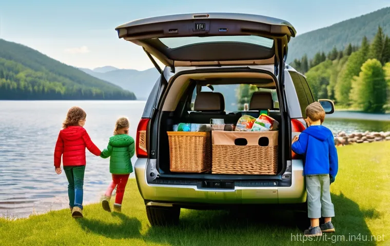 지엠 GMC 유콘 디젤과 가솔린 모델 차이 - **Prompt 1: Majestic Mountain Expedition**
    A rugged and powerful GMC Yukon AT4 is parked on a wi...