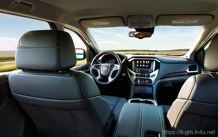 지엠 GMC 유콘의 최신 기술 리뷰 - **Prompt 2: Bold Exterior Design & Commanding Presence**
    "A dynamic three-quarter front view of ...